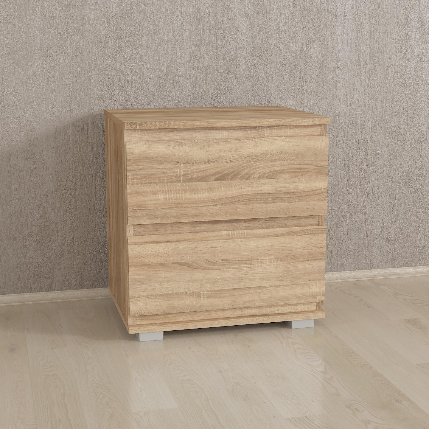 Тумба прикроватная T-02 502х390х535 мм Дуб Сонома