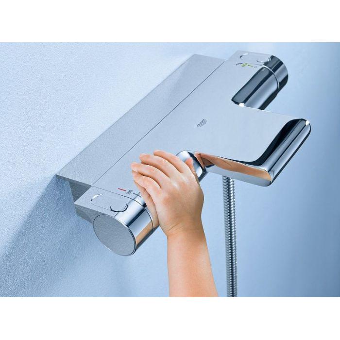 Змішувач для ванної Grohe Grohtherm 2000 34464001 з термостатом Хром (111126) - фото 5