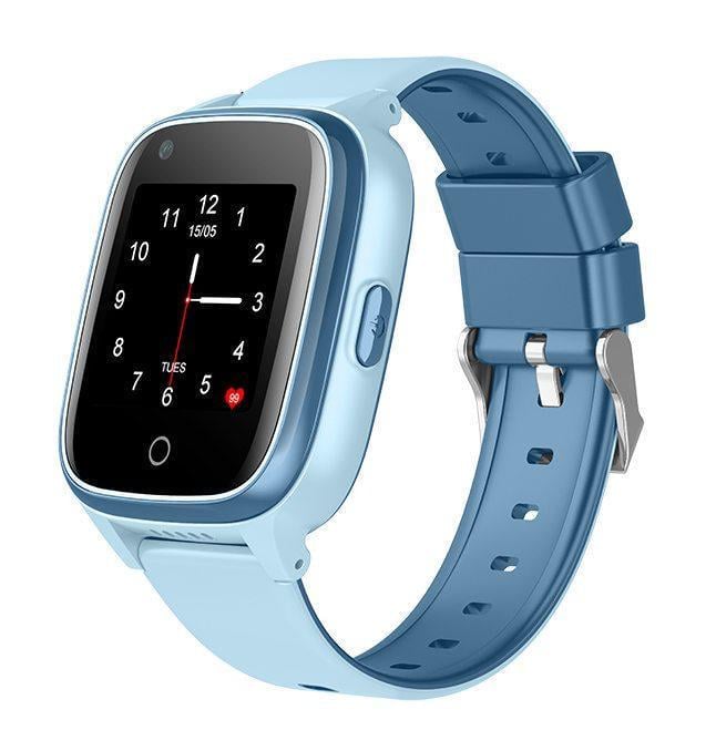 Смарт-часы детские Lemfo M93S с GPS/4G/SIM/пульсометром/4 Гб камерой/видеозвонками Синий (36238702)