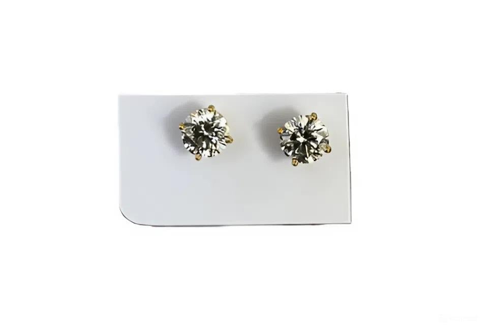 Сережки-пусети Xuping d 6 мм (ВІ1099404)