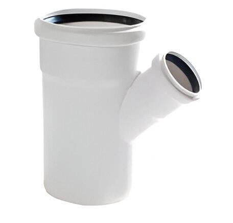 Тройник REHAU Raupiano PLUS 110х50 мм 45° (UIN-121304001)