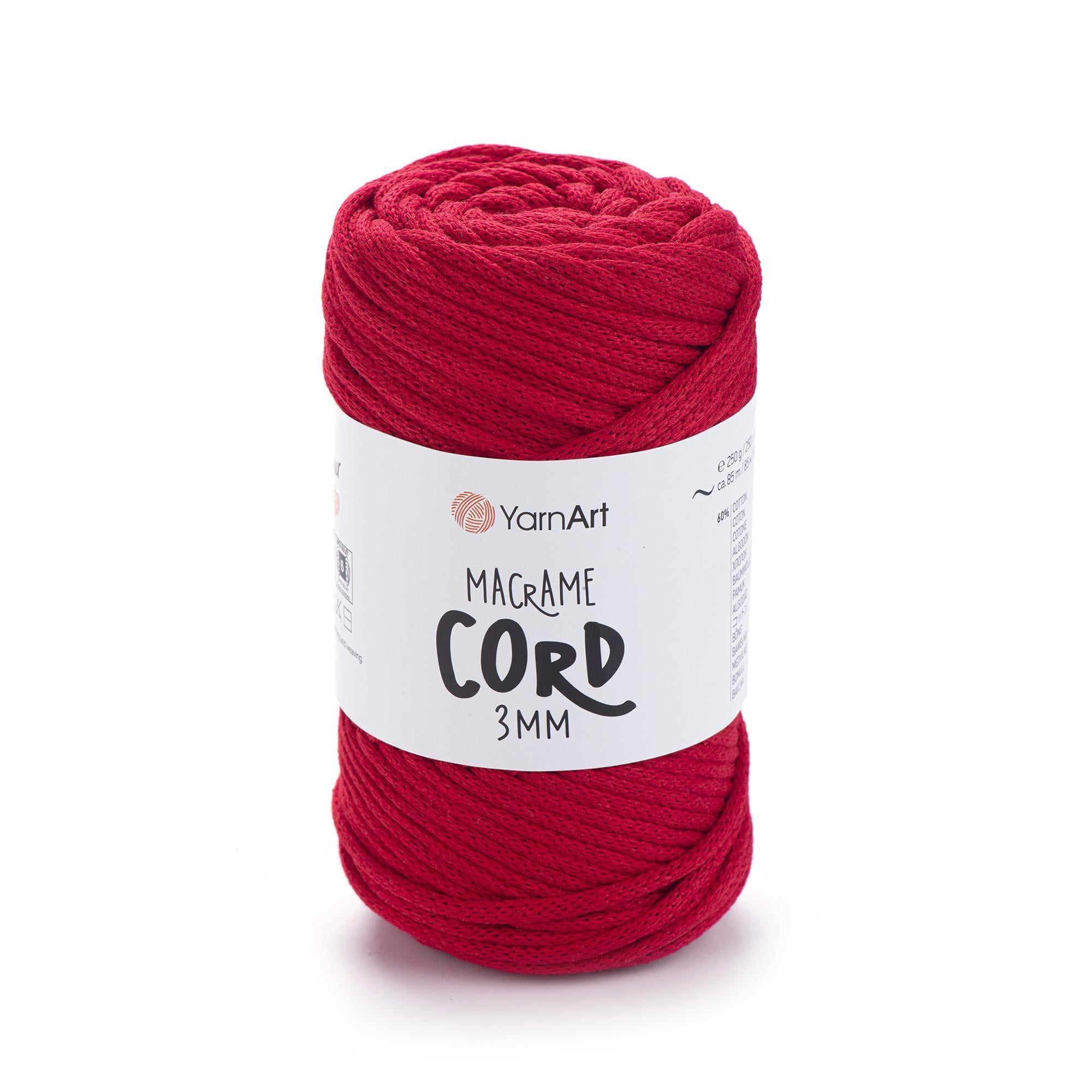 Шнур плетеный Macrame Cord 3 мм Красный №773 (1871933413) Шнур плетеный Macrame Cord 3 мм Красный №773 (1871933413)