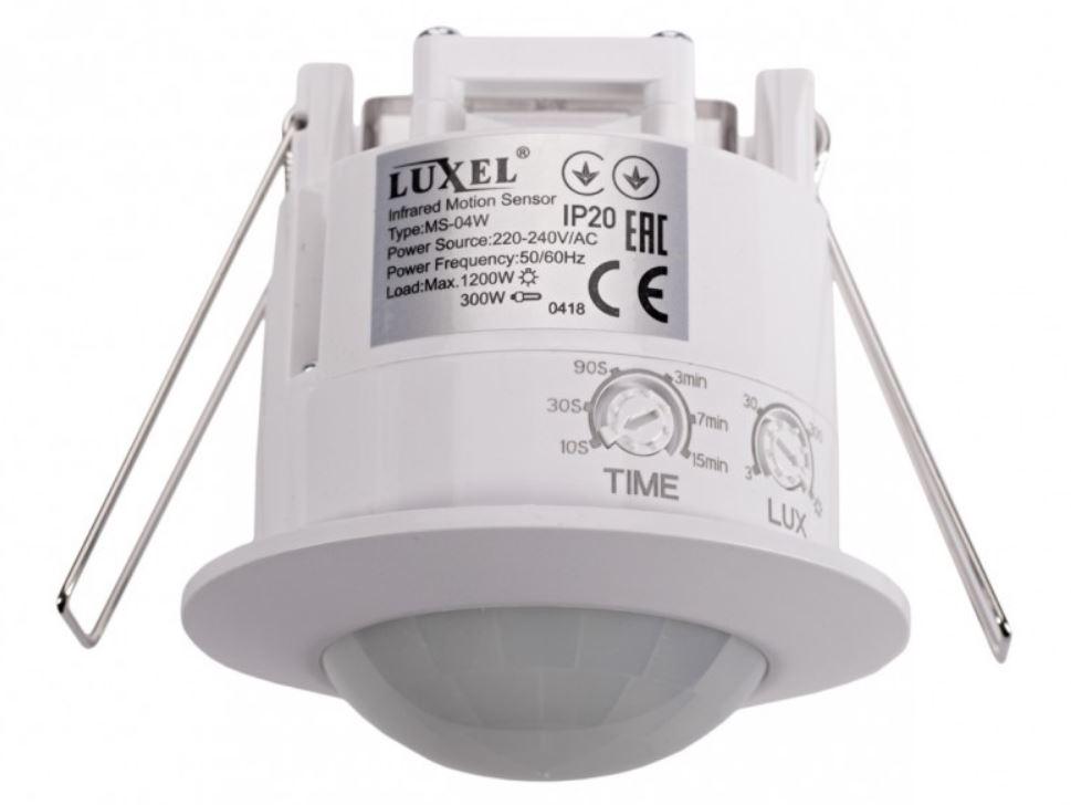 Датчик руху Luxel 0,5W IP20 (MS-04W) - фото 1