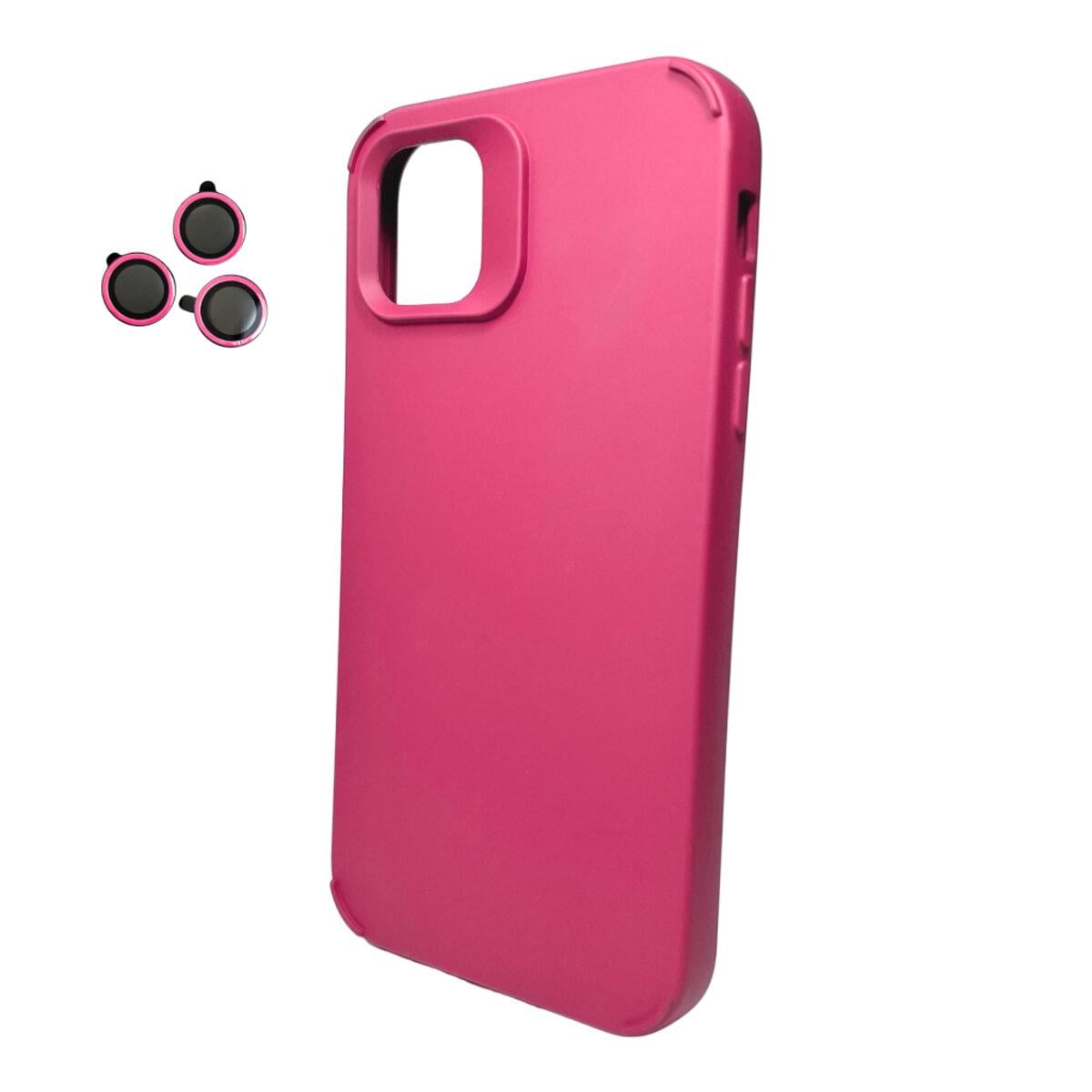 Протиударний чохол Cosmic Silky Cam Protect для Apple iPhone 12 Pro Max Deep Red