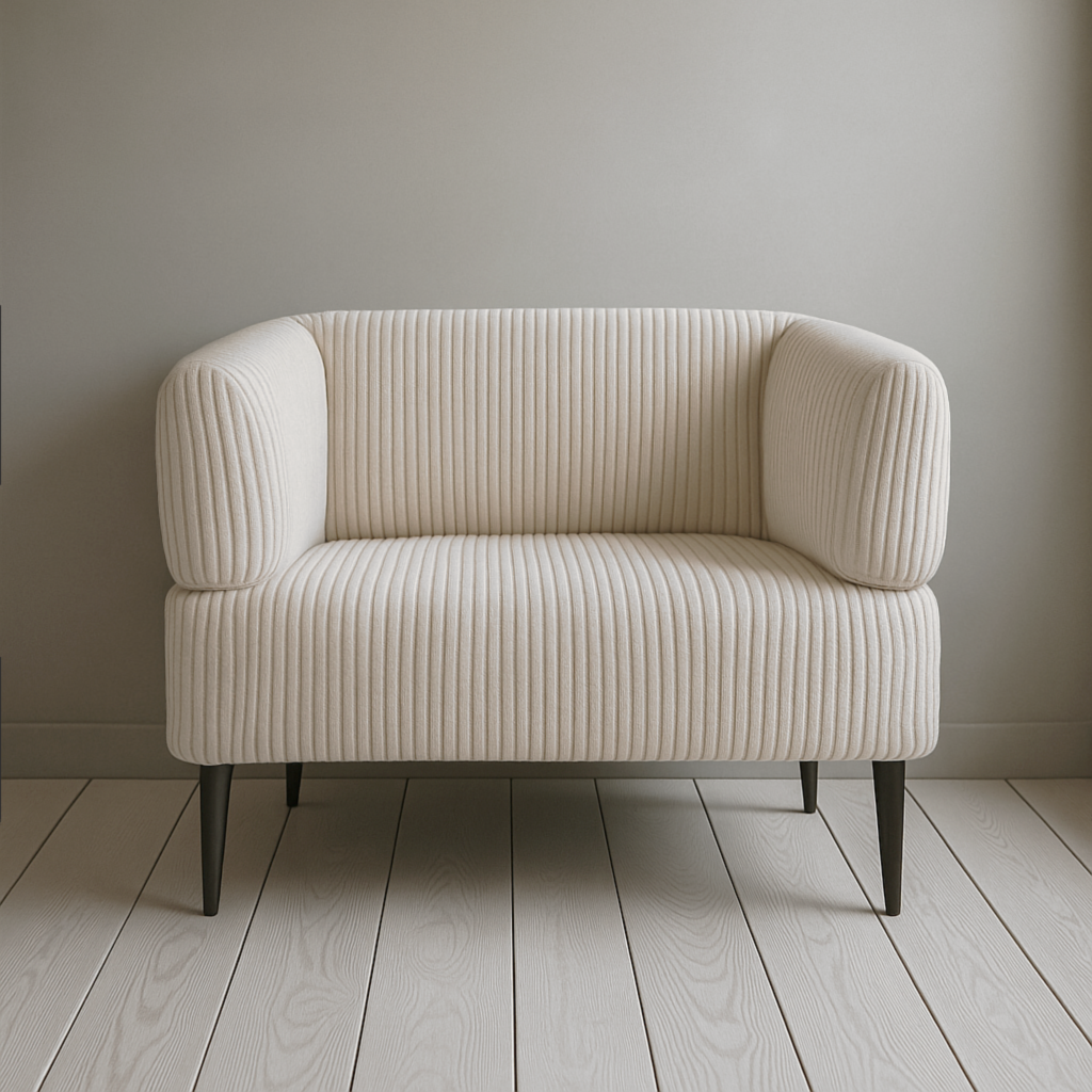 Кресло офисное Tobi Sho Бенно-1 ЛЮКС с подлокотниками вельвет 1000x720x750 см Lotus 02 Светло-бежевый (fg2kg661)