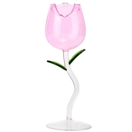 Келих у вигляді квітки Elisey Тюльпан скляний 280 мл Рожевий (135-81-9180-001) Келих у вигляді квітки Elisey Тюльпан скляний 280 мл Рожевий (135-81-9180-001)