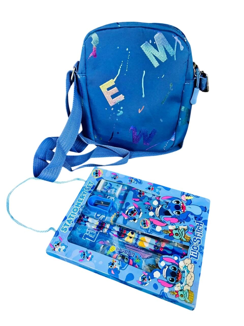 Набор тематический 2в1 Stitch сумка и канцелярия (3155206503)