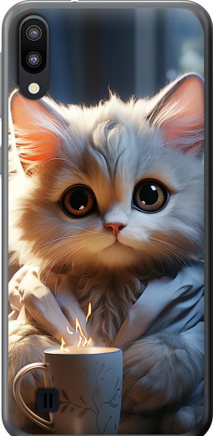 Чехол на Samsung Galaxy M10 White cat (5646u-1661-42517)