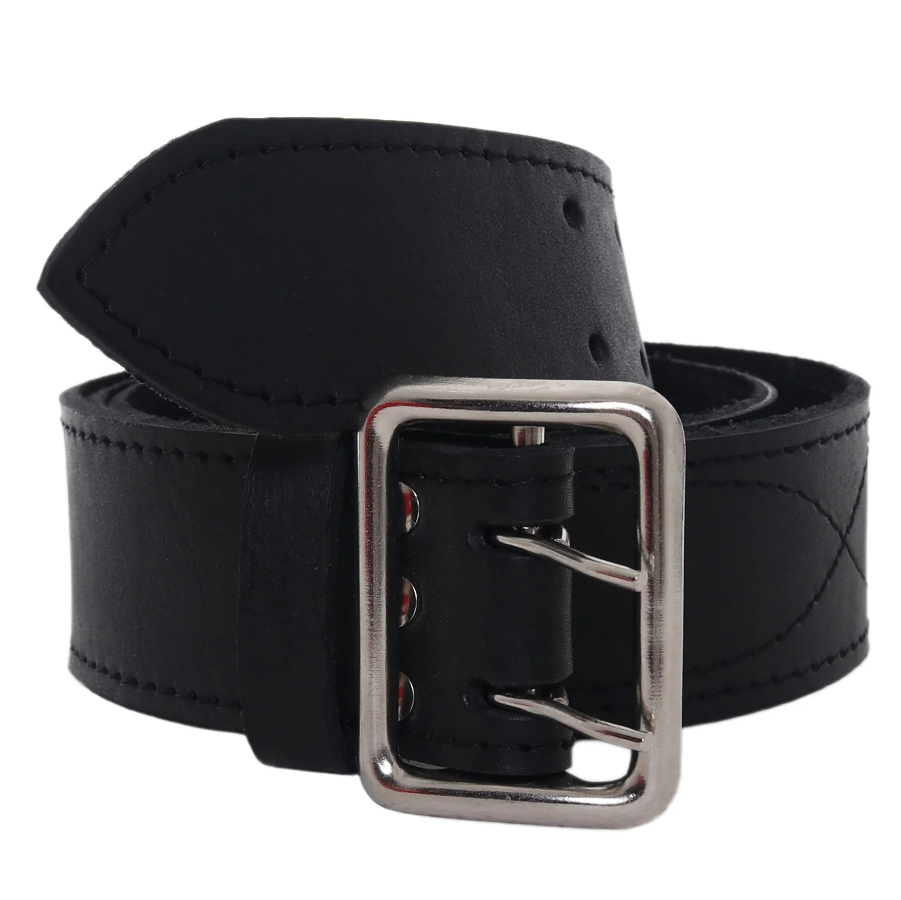 Ремень с пряжкой Портупея военный кожа до 130 см Черный Ремень с пряжкой Портупея военный кожа до 130 см Черный