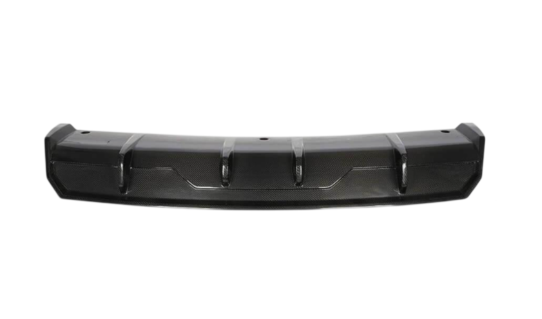 Диффузор заднего бампера DDCarbon V2 2016-2022 для Tesla Model 3 2017- гг. натуральный карбон (138404)