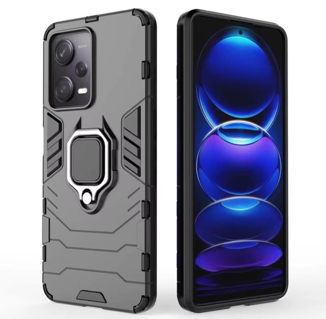 Чехол бампер Primolux Ring Armor для Xiaomi Redmi Note 12 5G - Black - фото 2