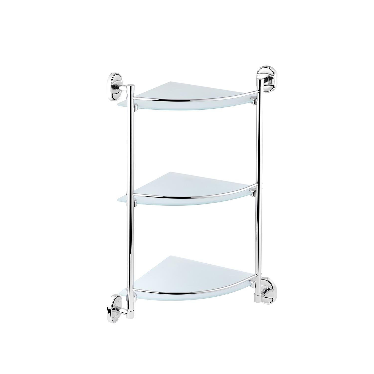 Полка для ванной комнаты угловая Kroner KRM Elbe ACG2907-3 (204974)