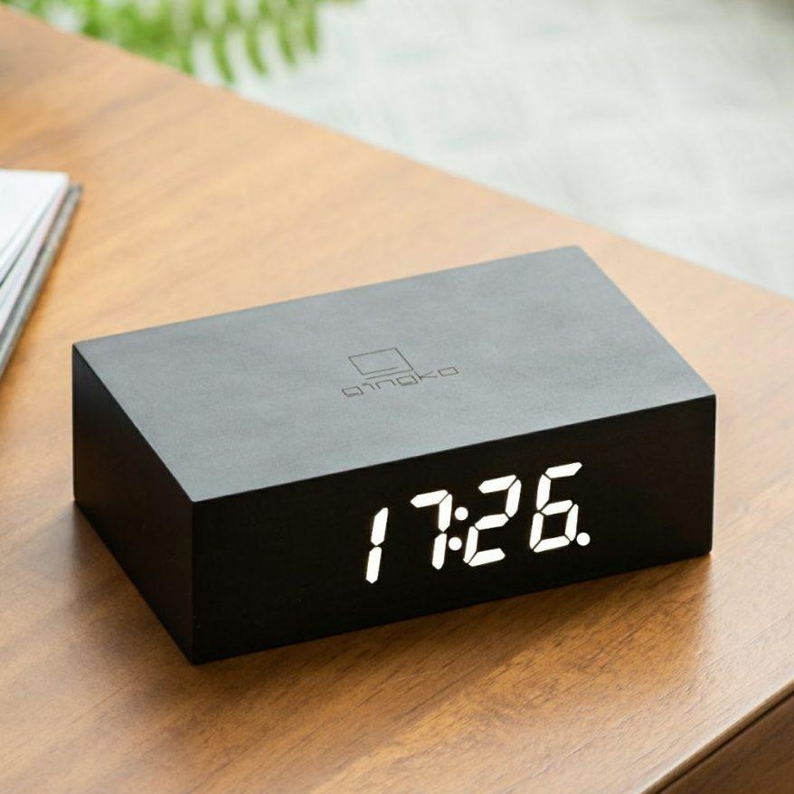 Смарт часы будильник Flip Черный (23735)