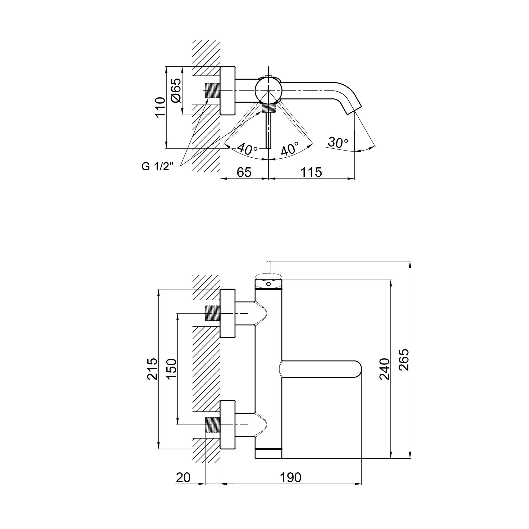 Смеситель для ванны Qtap Robin 3060102B (QTROB3060102B) - фото 2