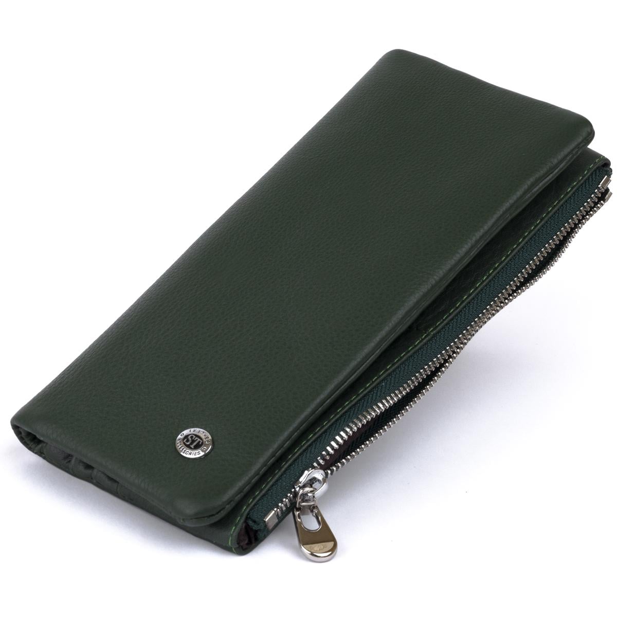 Кошелек ST Leather 19207 кожа Зеленый (47145)