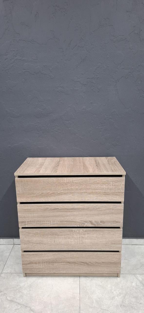 Комод 820х720хх400 мм Дуб сонома/Чорний (EK-0216)