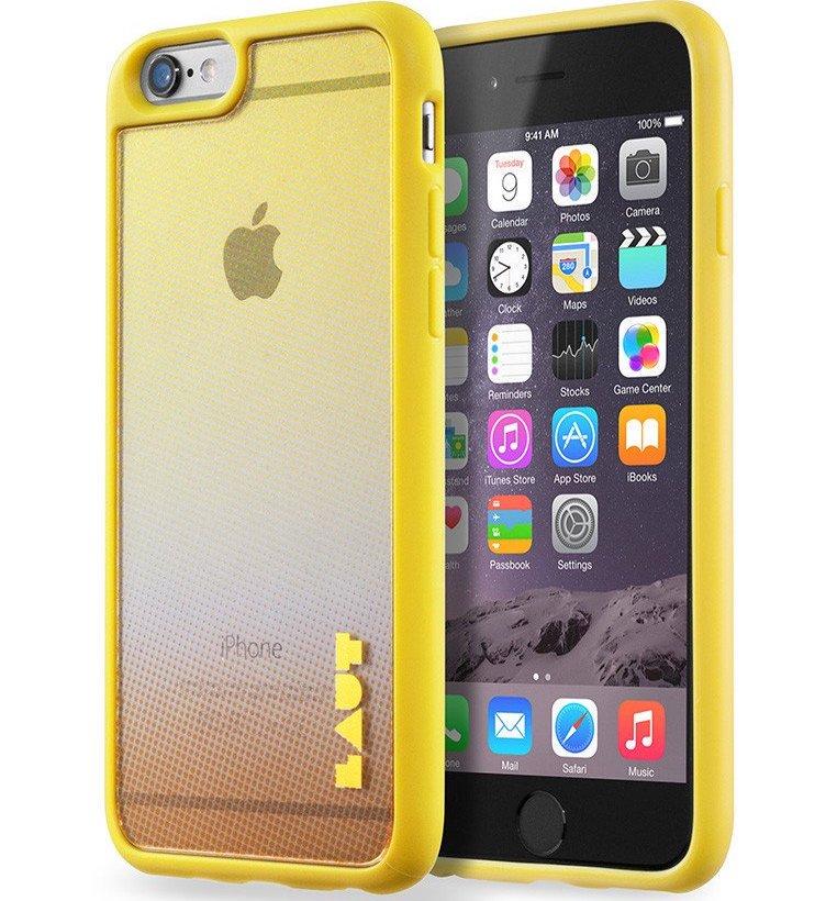 Чехол-накладка LAUT HUEX Soltice Case for iPhone 6/6S, Yellow (LAUT_IP6_ST_Y)