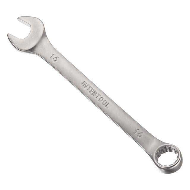Ключ комбинированный Intertool HT-1216 16 мм (1967) - фото 1 Ключ комбинированный Intertool HT-1216 16 мм (1967) - фото 1
