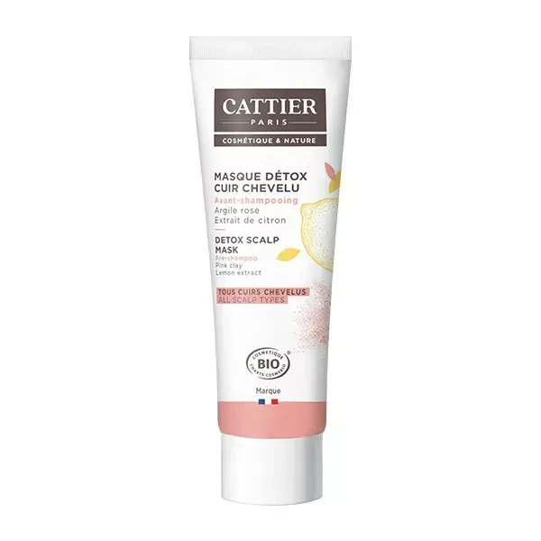 Маска-детокс для кожи головы органическая Cattier Pink Clay 200 мл (2275758244)