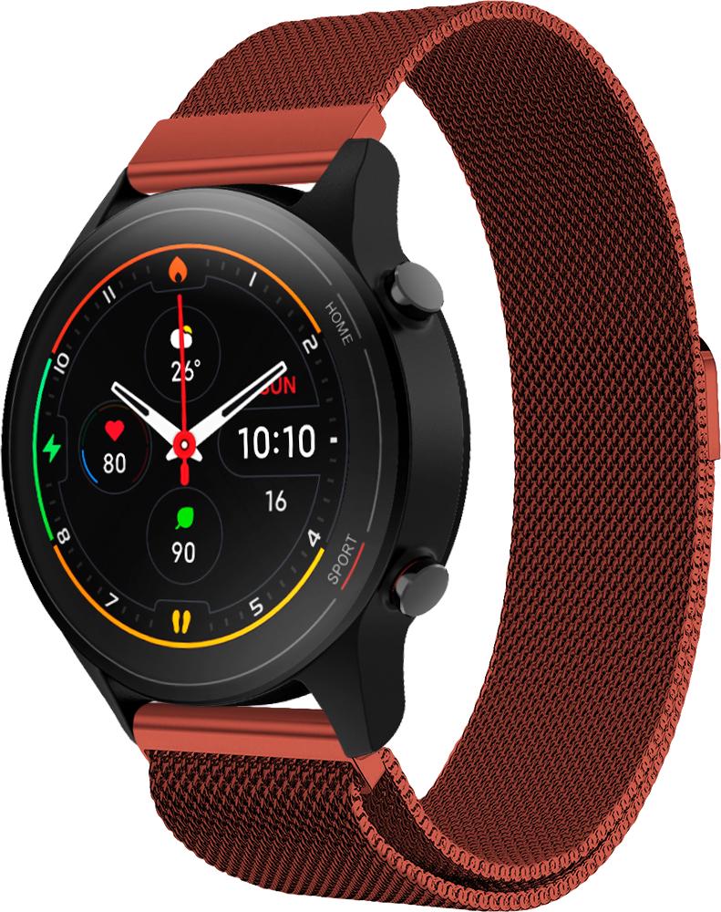 Ремешок Миланская Петля Milano для Xiaomi Mi Watch 22 мм Red (22929)