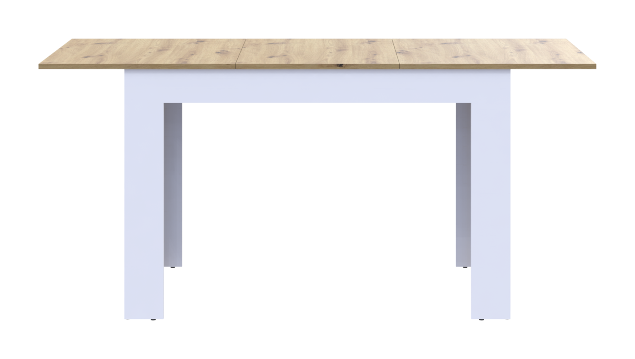 Стол Doros Флинт 120/170х80х78 см Белый/Дуб Артизан (41510130) - фото 4 Стол Doros Флинт 120/170х80х78 см Белый/Дуб Артизан (41510130) - фото 4