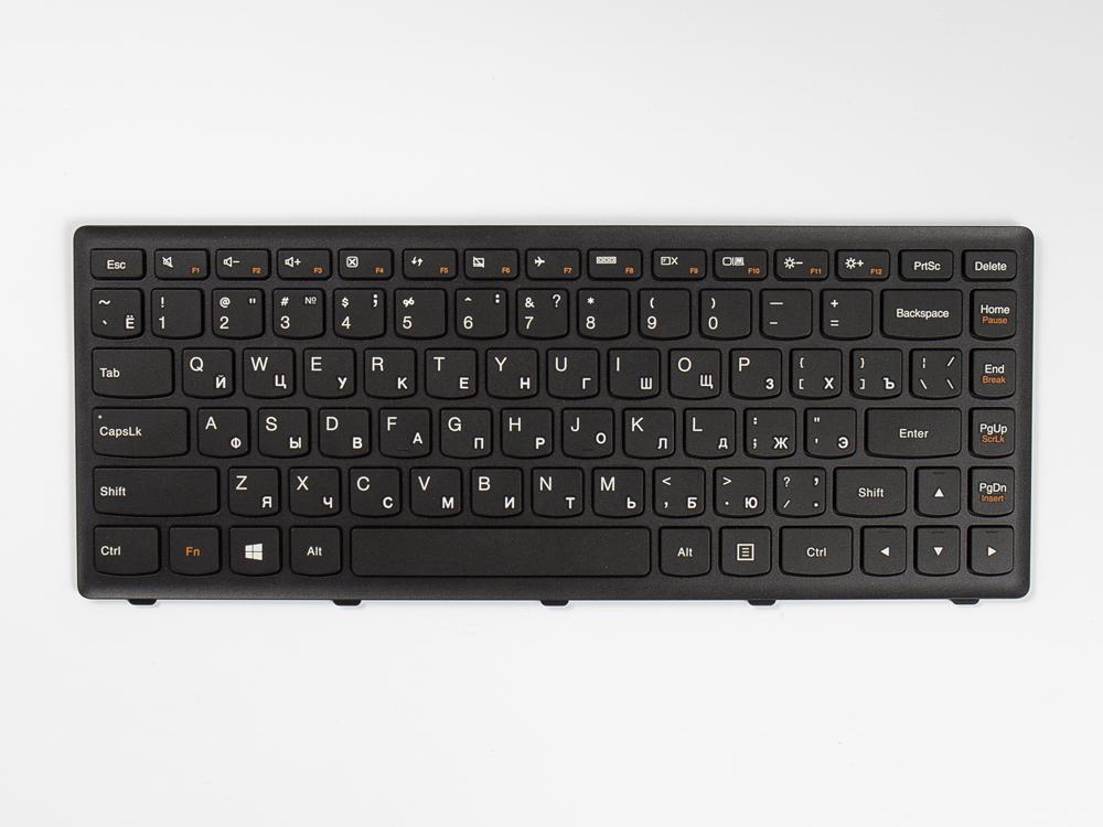 Клавіатура для ноутбука LENOVO G400s/G405s S410 p Z410 Flex 14 RU Black