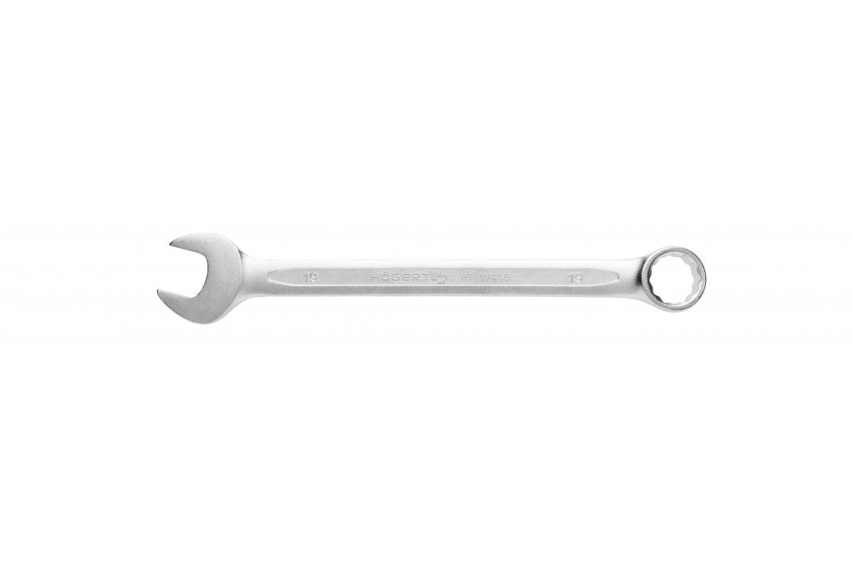 Ключ комбинированный CrV DIN 3113 HOEGERT HT1W419 из стали 19 мм