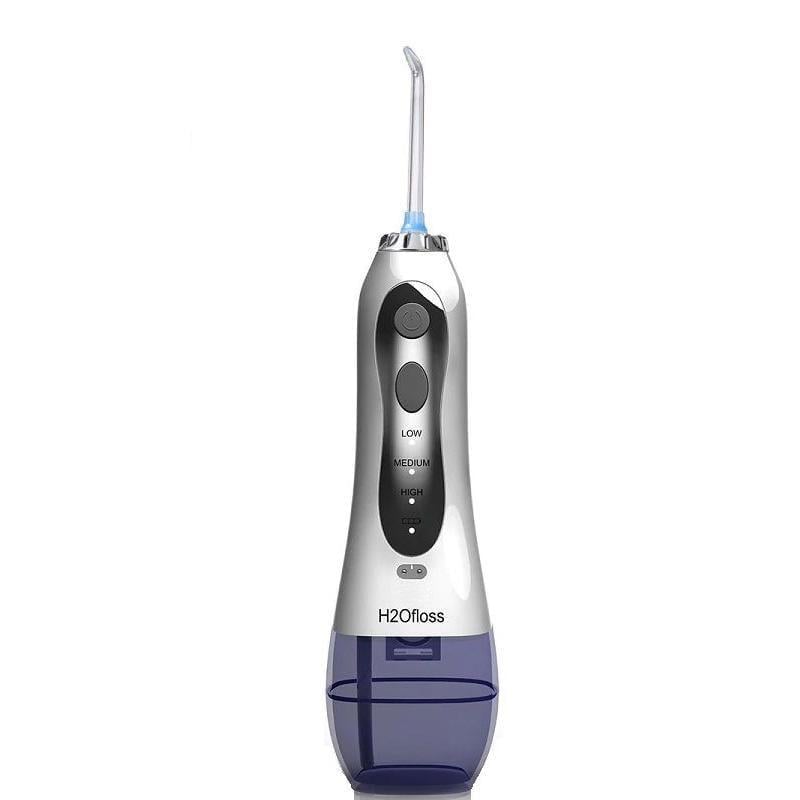 Ирригатор h2ofloss hf-5 портативный 5 насадок Белый (987)
