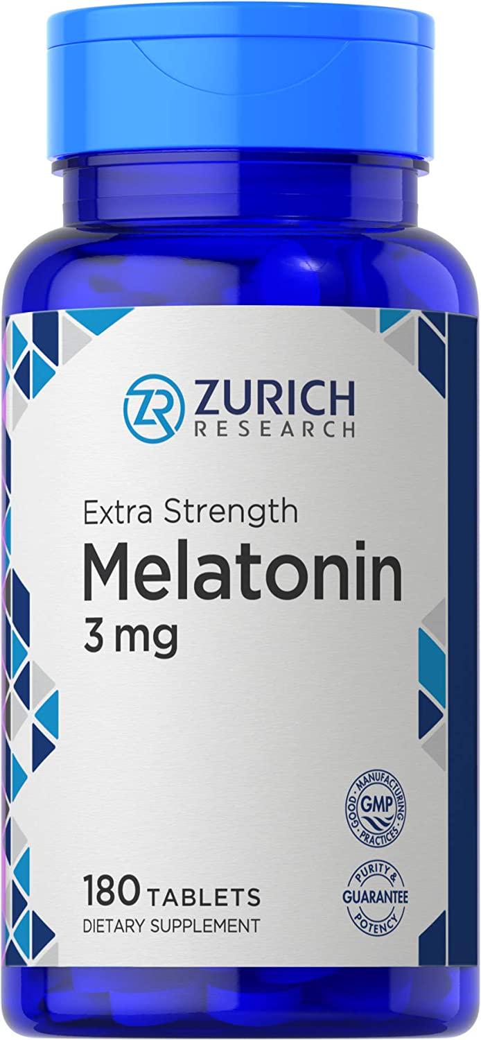 Мелатонін Melatonin 3 mg 180 Tablets