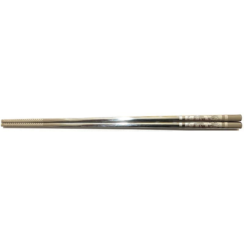 Палички металеві для їжі з візерунками 23,5 см (551-1)