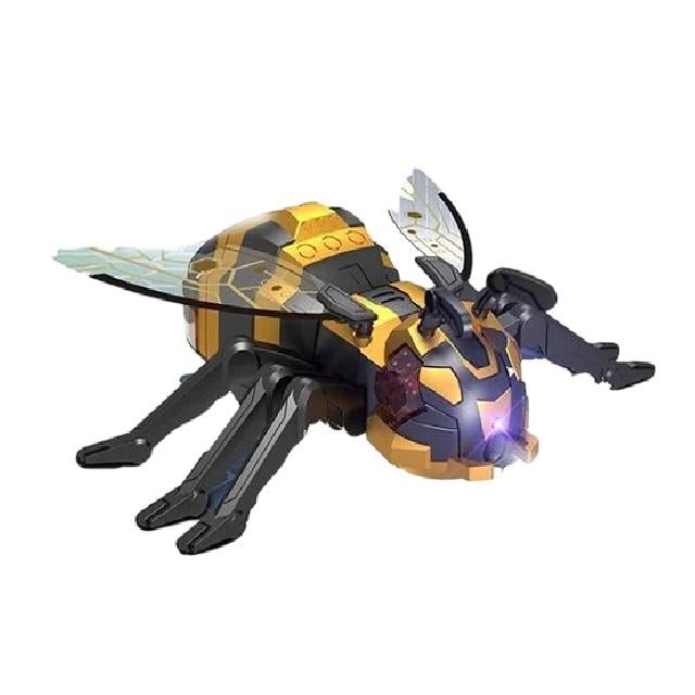 Пчела на радиоуправлении на батарейках/пульт 2,4 GHz/парогенератор/подсветка/звуки/мелодии Multicolor (154757)