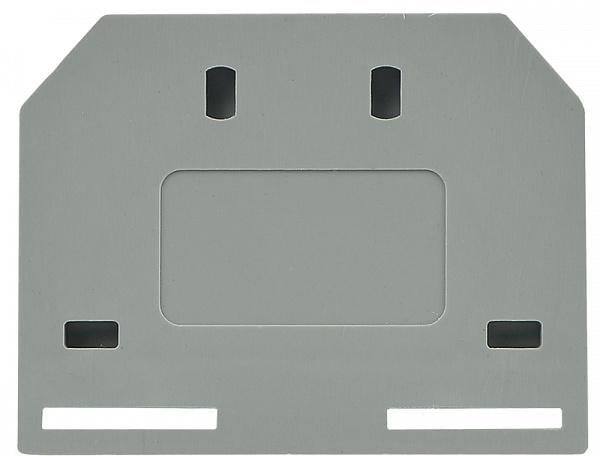 Пластина боковая для наборных клемм АСКО-Укрем JHN2-10 Cерый (A0130030016)