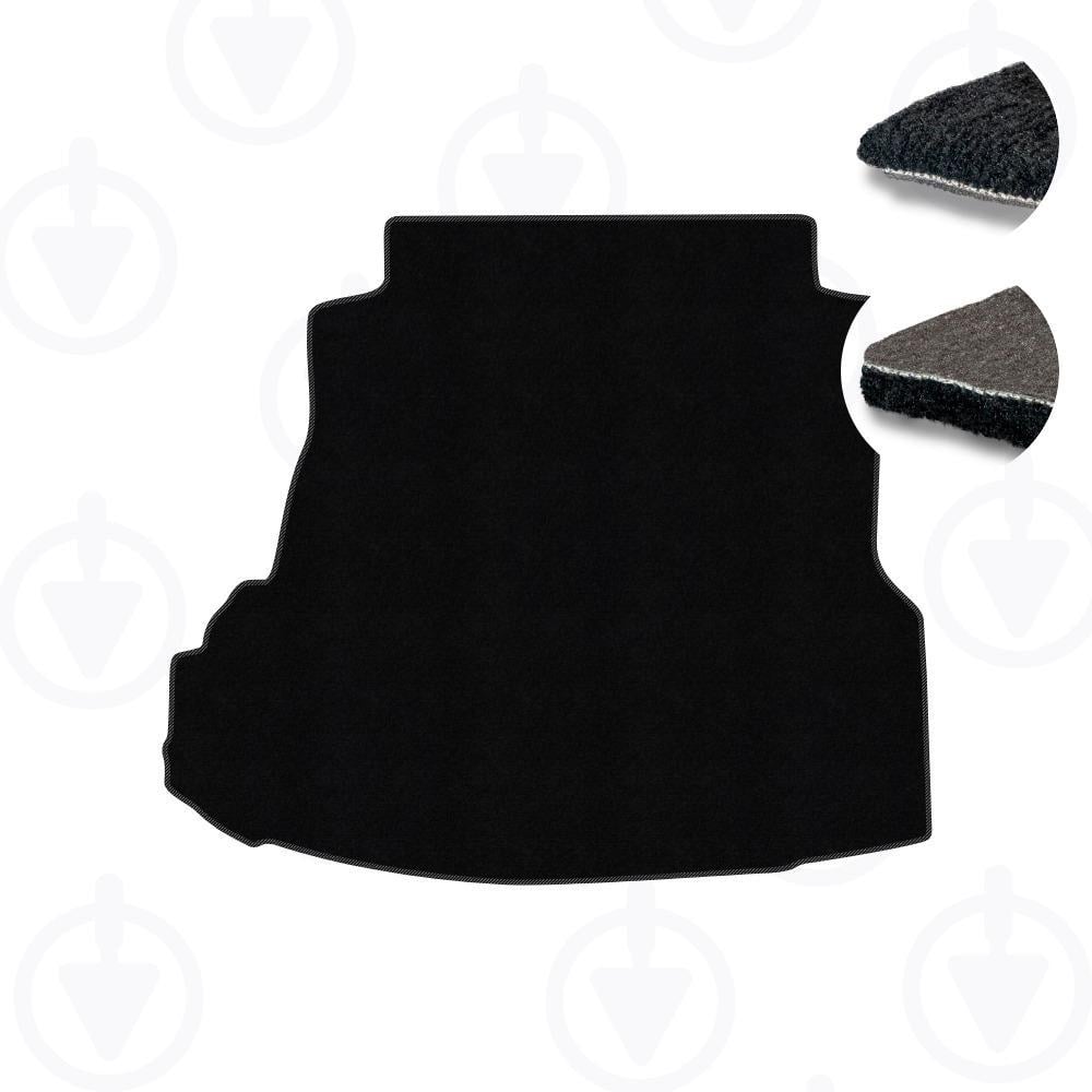 Килимок до багажника Star-Tex для Audi A4 B5 1994-2001 р. седан текстиль/Tokyo Графіт/Чорний (10066-66-55-41)