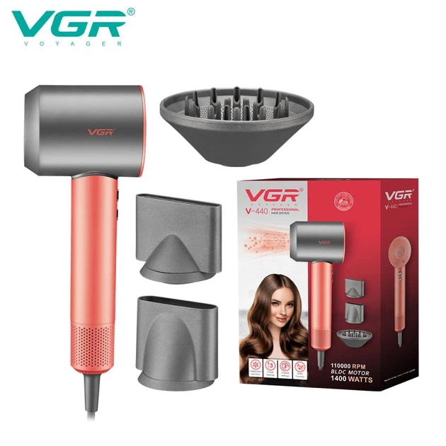 Фен профессиональный VGR V-440 Pink - фото 2