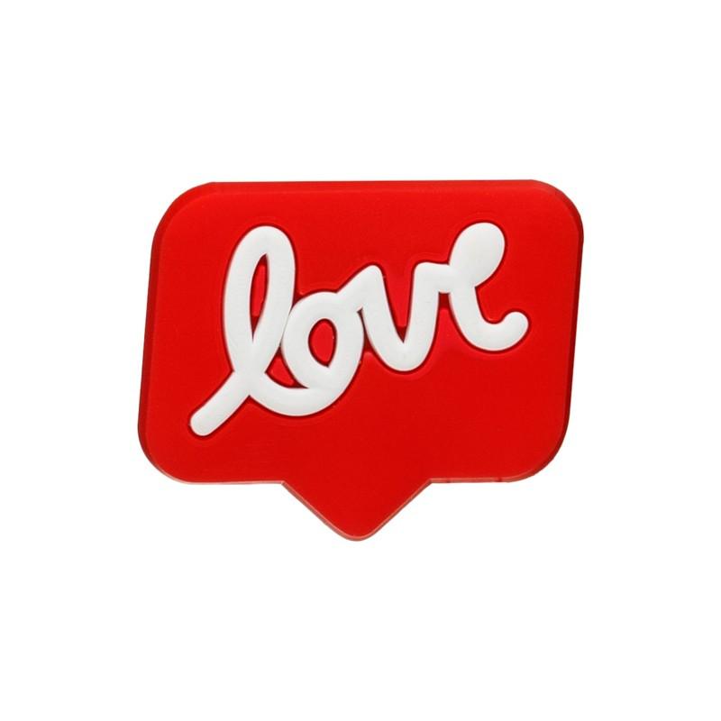 Джибитсы Love 1 шт. Бело-красный (58435498)