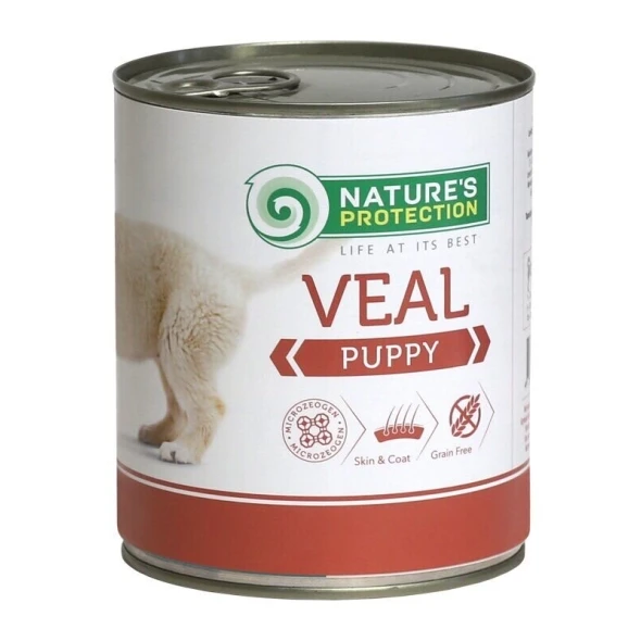 Влажный корм для щенков с телятиной Nature's Protection Puppy Veal 400 г (KIK45087)