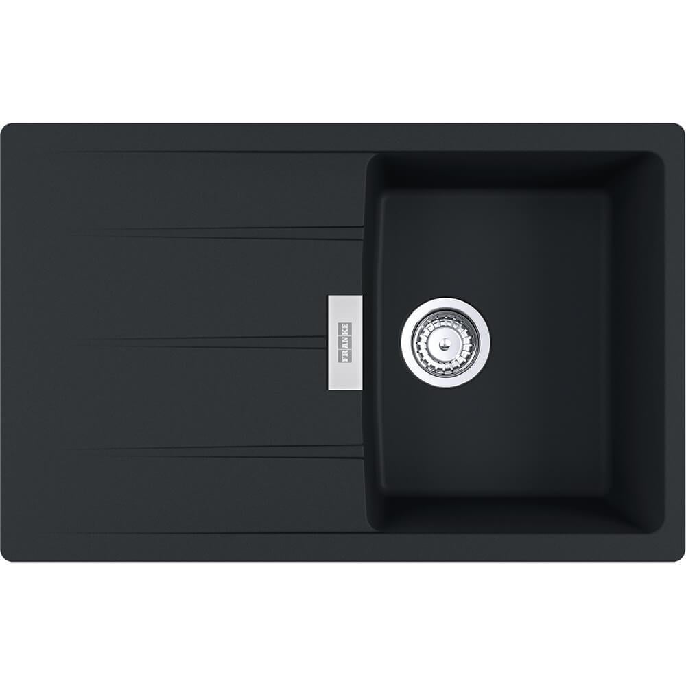 Мойка кухонная Franke гранит 114.0701.810 780x500 мм прямоугольная Черный (216637)