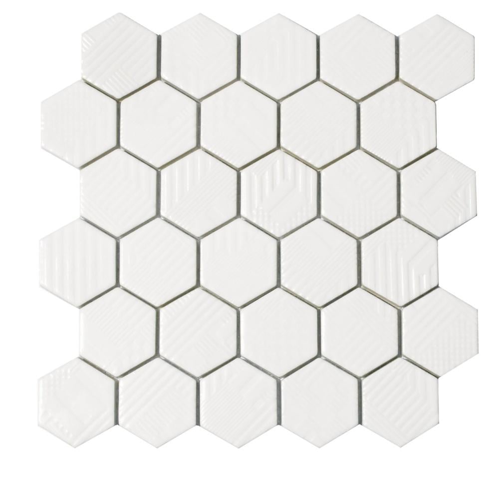 Керамічна мозаїка Kotto Ceramica HEXAGON HST 6024 295х295х9 мм White