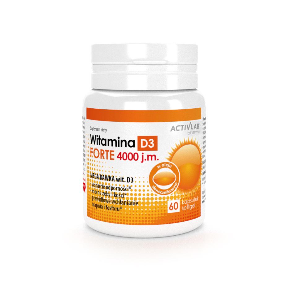 Витамин Vitamin D3 Forte 100 mcg/4000 IU 60 softgels