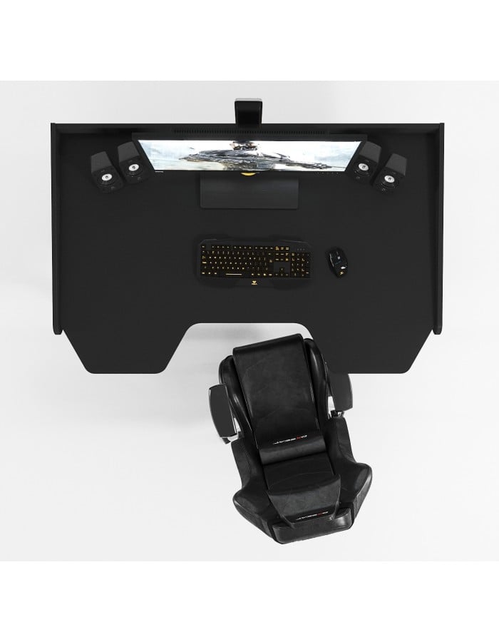 Геймерский эргономичный стол ZEUS Geroy Черный - фото 4 Геймерский эргономичный стол ZEUS Geroy Черный - фото 4