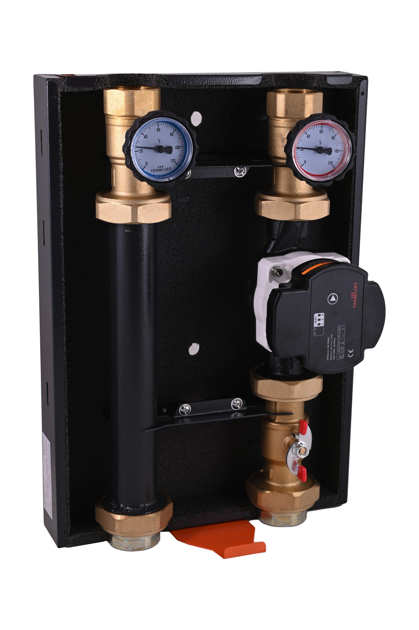 Насосная группа без смесителя 1 1/4" ВР в теплоизоляции без насоса (НГ-51.150 84600510)