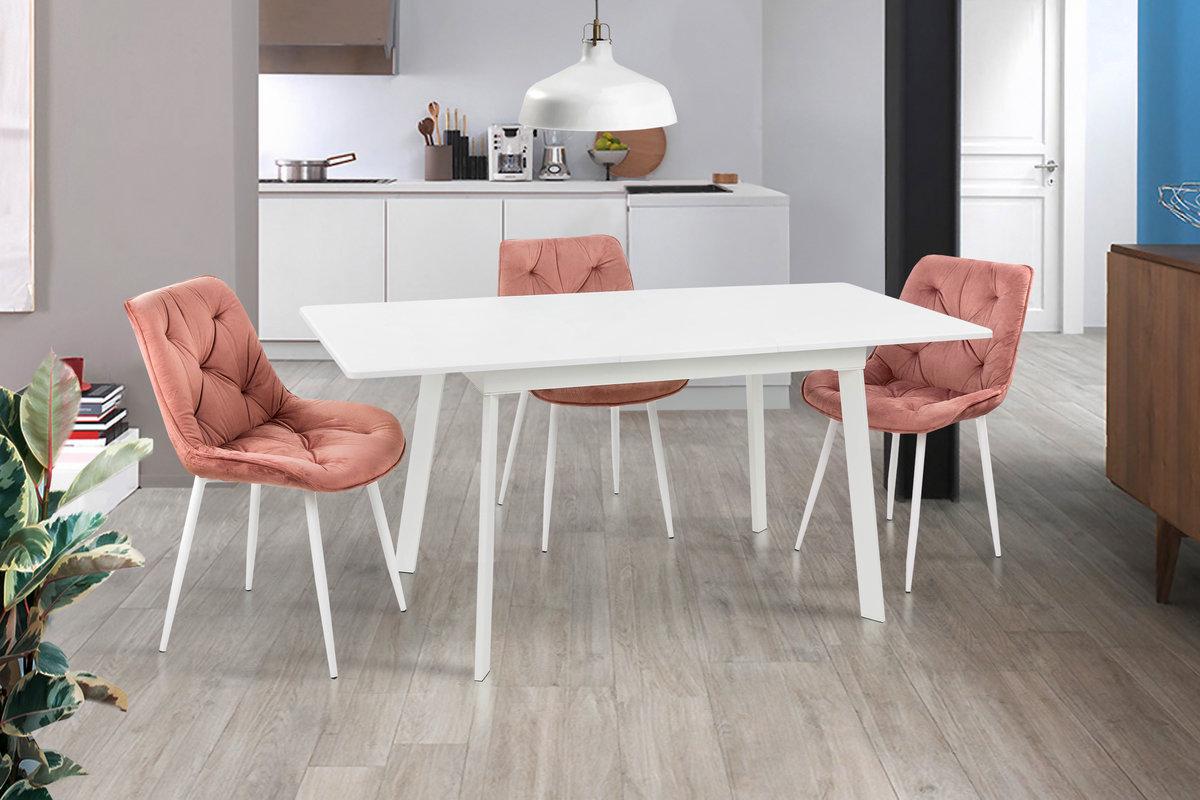 Обідній стіл Мікс Меблі Етна 1200х750 мм Білий (25401841) - фото 4