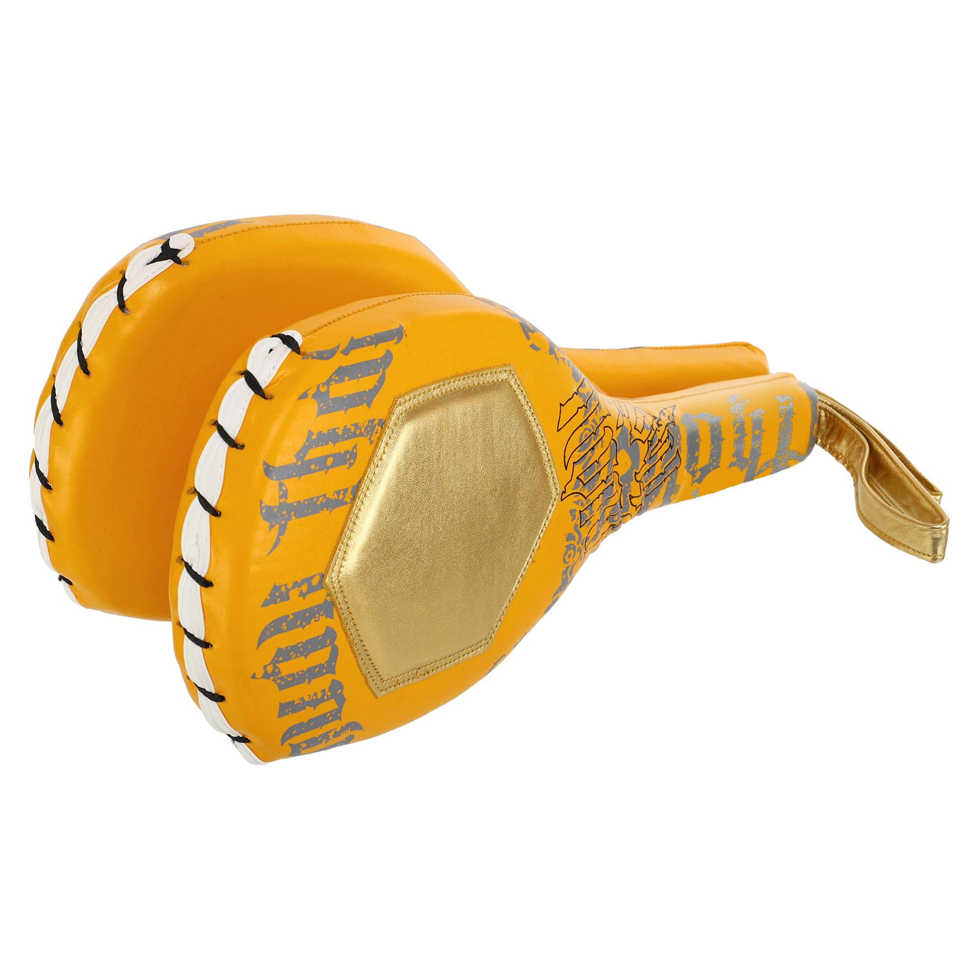 Ракетка для тхэквондо одинарная SP-Sport BO-4998 2 шт. Желто-золотой (32312174)