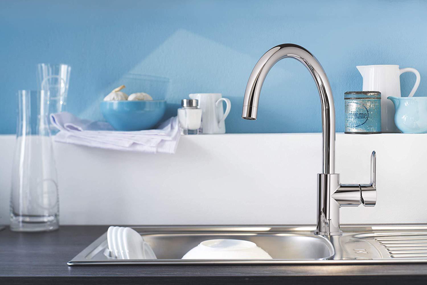Cмеситель для кухни Grohe BauLoop 31368000 однорычажный Хром (111071) - фото 4 Cмеситель для кухни Grohe BauLoop 31368000 однорычажный Хром (111071) - фото 4