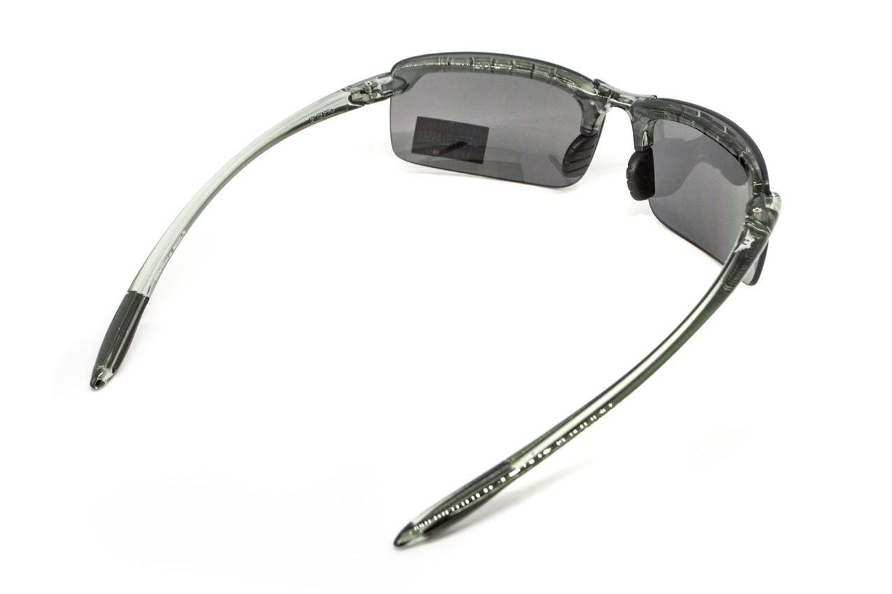 Очки защитные Global Vision Wheelin Crystal зеркальные Серый в серой полупрозрачной оправе (69962426490402) - фото 6 Очки защитные Global Vision Wheelin Crystal зеркальные Серый в серой полупрозрачной оправе (69962426490402) - фото 6