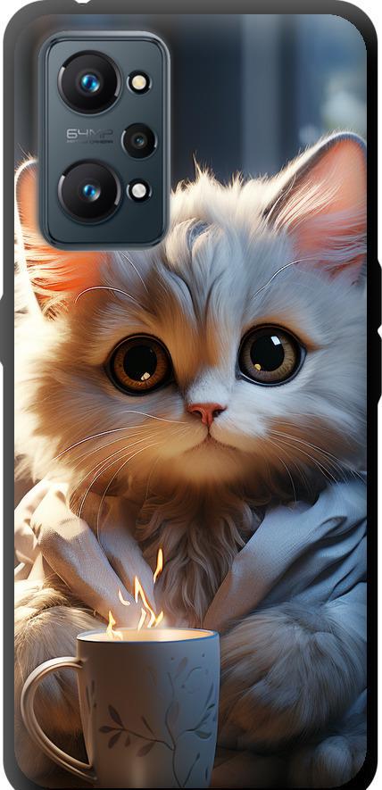 Чохол на Realme GT Neo 2 Білий кіт (5646b-2489-42517)