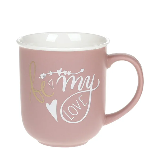 Чашка фарфоровая Flora Розовое настроение Love 0,35 л 31957