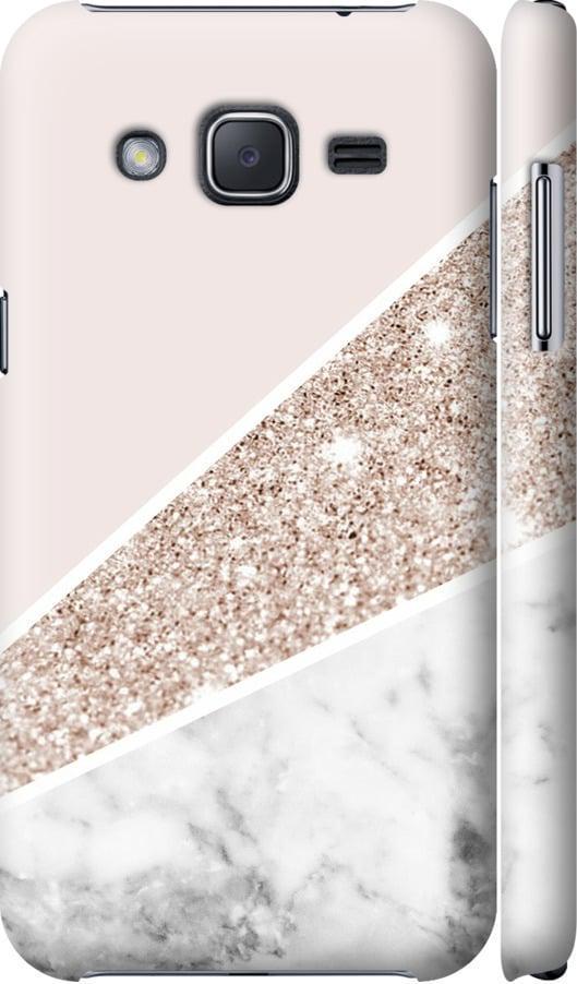 Чехол на Samsung Galaxy J2 J200H Пастельный мрамор (4342c-190-42517)