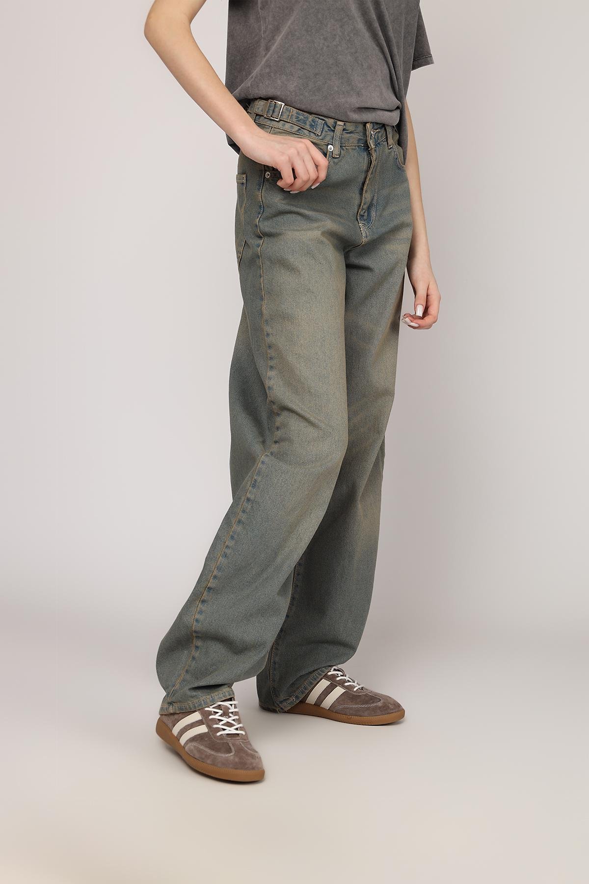 Джинсы женские Horseshoe ЦБ-00271102 р. 46 Голубой (SKT001047824) - фото 8