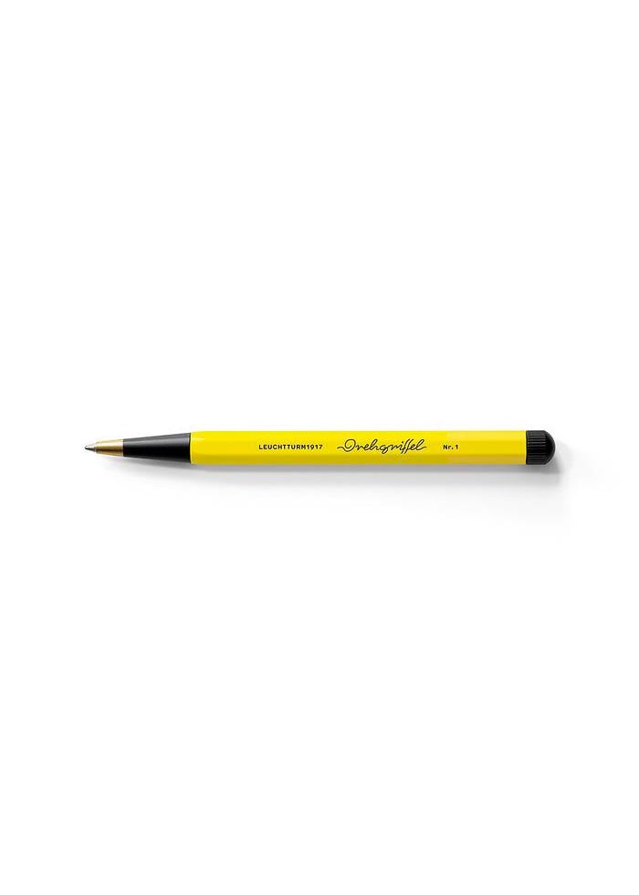 Ручка шариковая Leuchtturm1917 Drehgriffel Bauhaus Edition Лимонный/Черный (366204)